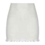 Vintage Lace Ruffle Skirt