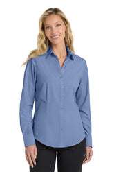 Port Authority® Women's Crosshatch Easy Care Shirt