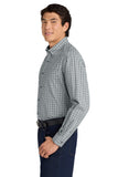 Port Authority® Long Sleeve Gingham Easy Care Shirt