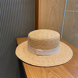 Woven Raffia Straw Hat Vintage Female Sunscreen Sunshade