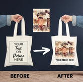 Vintage Cotton Canvas Tote Bag