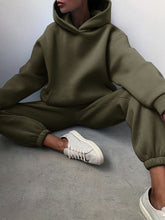 Vintage Women’s Casual Hooded Tracksuit