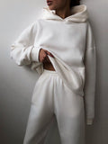 Vintage Women’s Casual Hooded Tracksuit