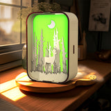 Minimalist Vintage Woodcarving Night Light