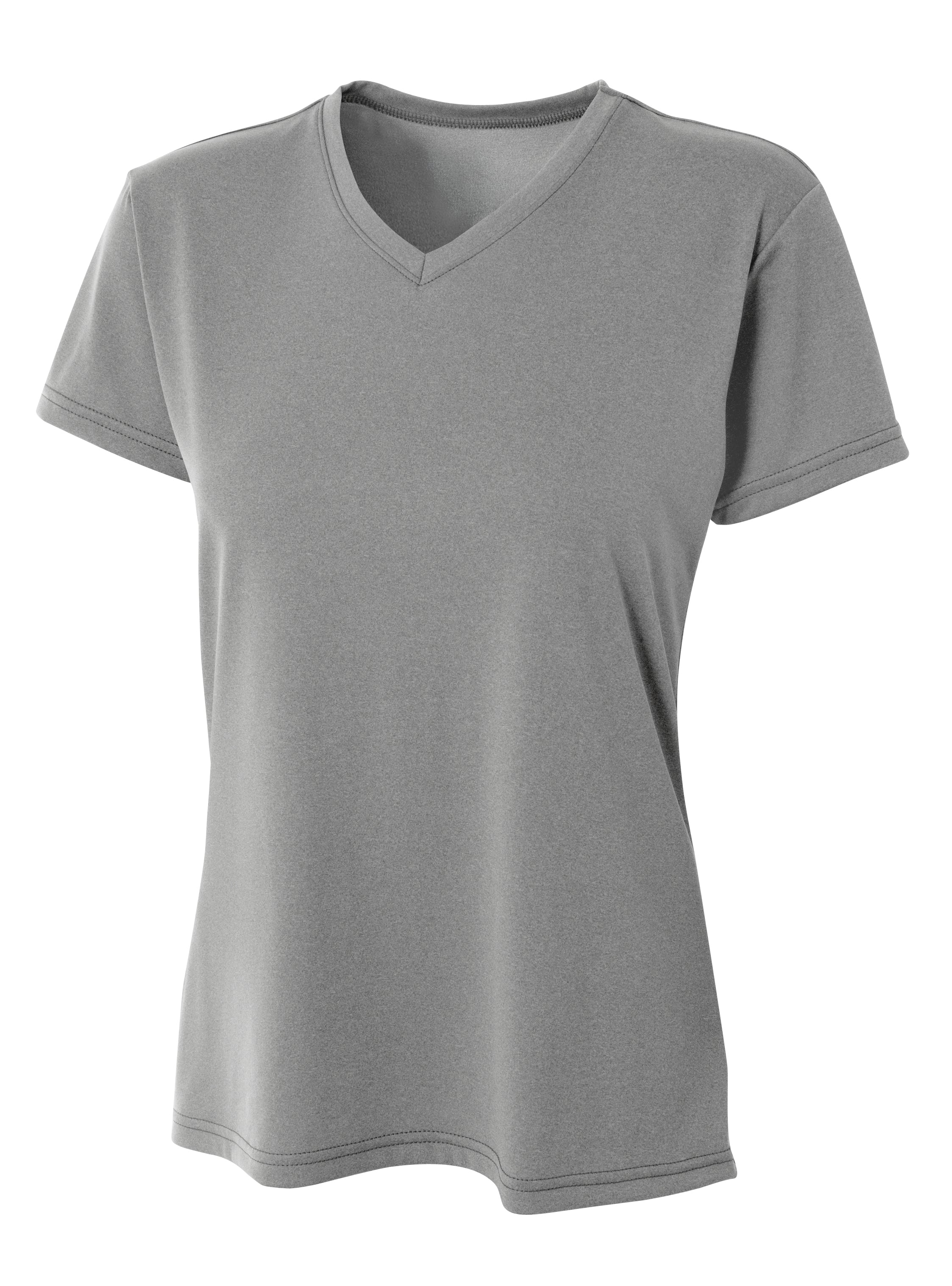 A4 Women's Topflight Heather Tee - Athletic Heather front
