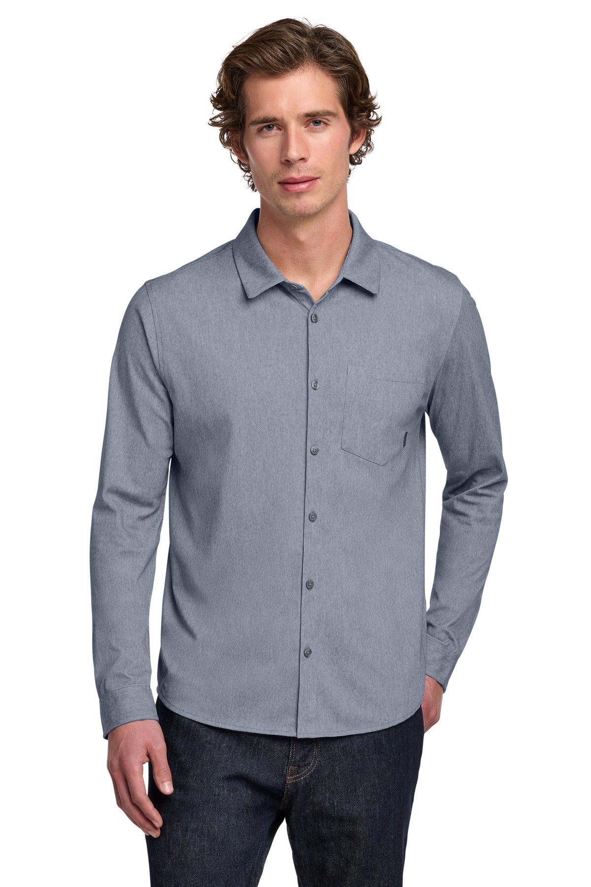 OGIO Extend Long Sleeve Button-Up OG161 front