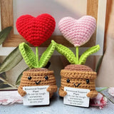 Vintage Positive Energy Heart Flower Hand-woven Dolls