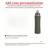 Customizable Insulated Stainless Steel Water Bottle with Personalized Name or Logo