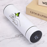 Smart Temperature Display Stainless Steel Vacuum Bottle – Customizable Logo