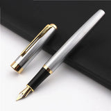 Vintage Baoer 388 Stainless Steel Fountain Pen