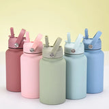 Customizable 650ml Insulated Water Bottle with Straw
