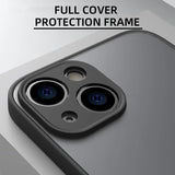 Vintage Shockproof Thin Matte Case For iPhone