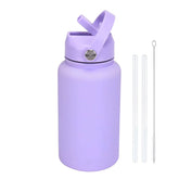Customizable 650ml Insulated Water Bottle with Straw