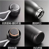 Customizable Stainless Steel Insulated Travel Flask with Carrying Rope