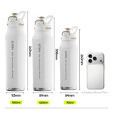 Stainless Steel Double-Wall Insulated Water Bottle with Handle