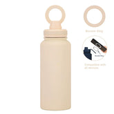 Customizable 1L Magnetic Water Bottle with Phone Holder, Personalized Gift