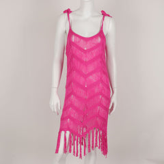 European And American Knitted Halter Skirt