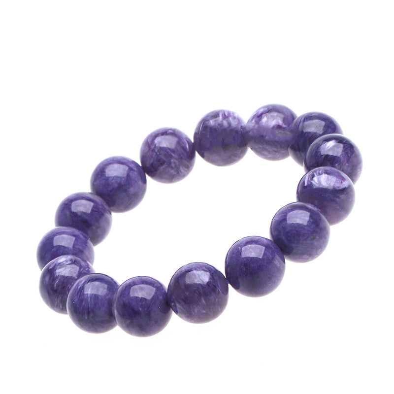 Natural Charoite Amethyst Dragon Crystal Bracelet