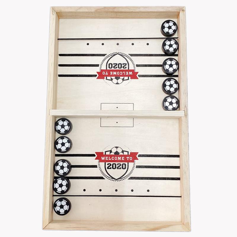 Puck Game Fast Sling Wooden Parent-child Interactive Game Chess Prop