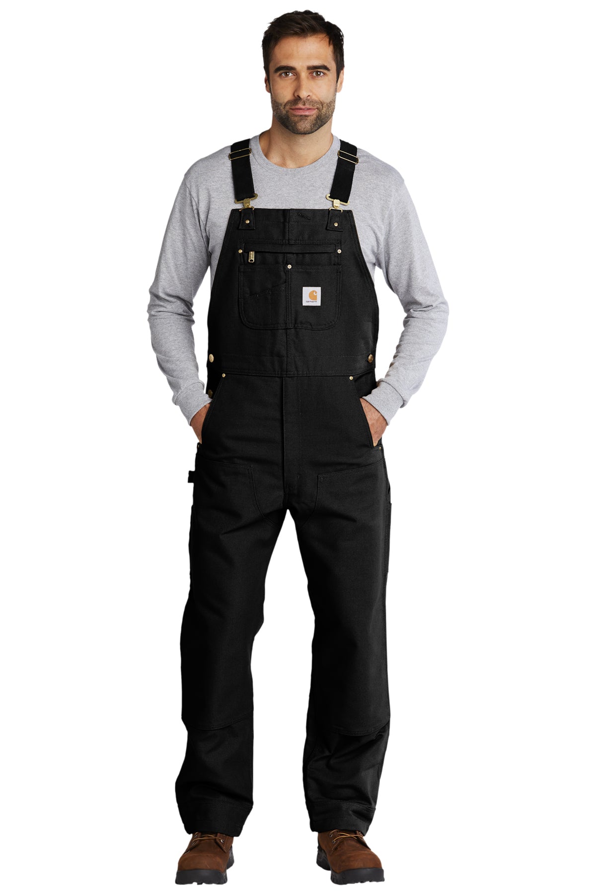 Carhartt® Duck Unlined Bib Overalls