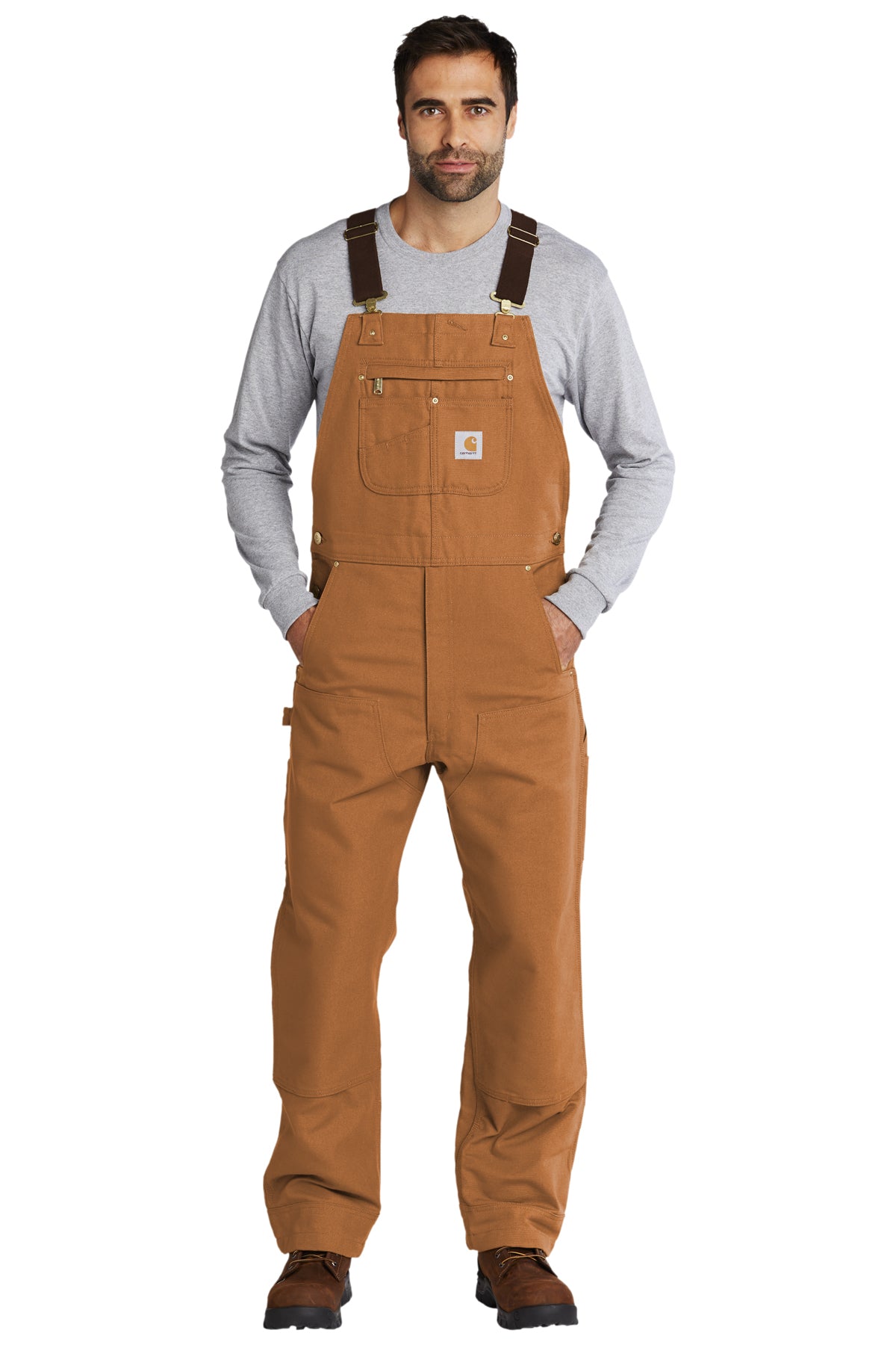 Carhartt® Duck Unlined Bib Overalls