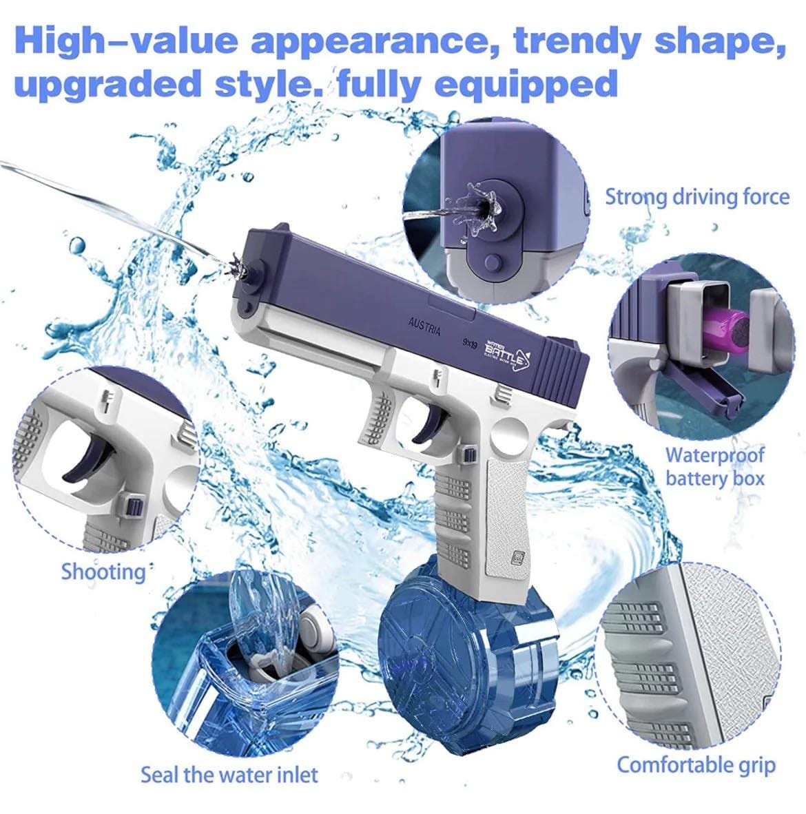 Water Blaster,  Electric Water Gun Induction Water Absorbing Burst Water gun