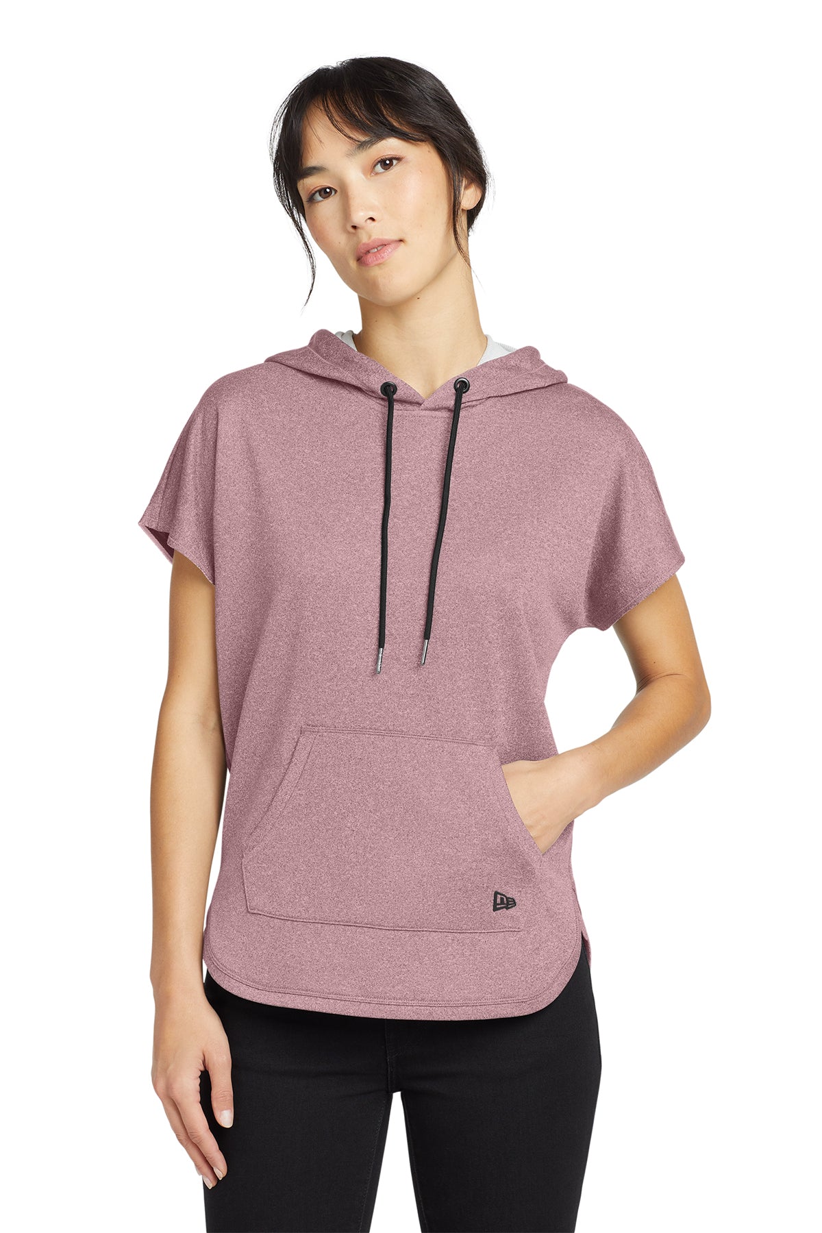 New Era® Women's Performance Terry Short Sleeve Hoodie