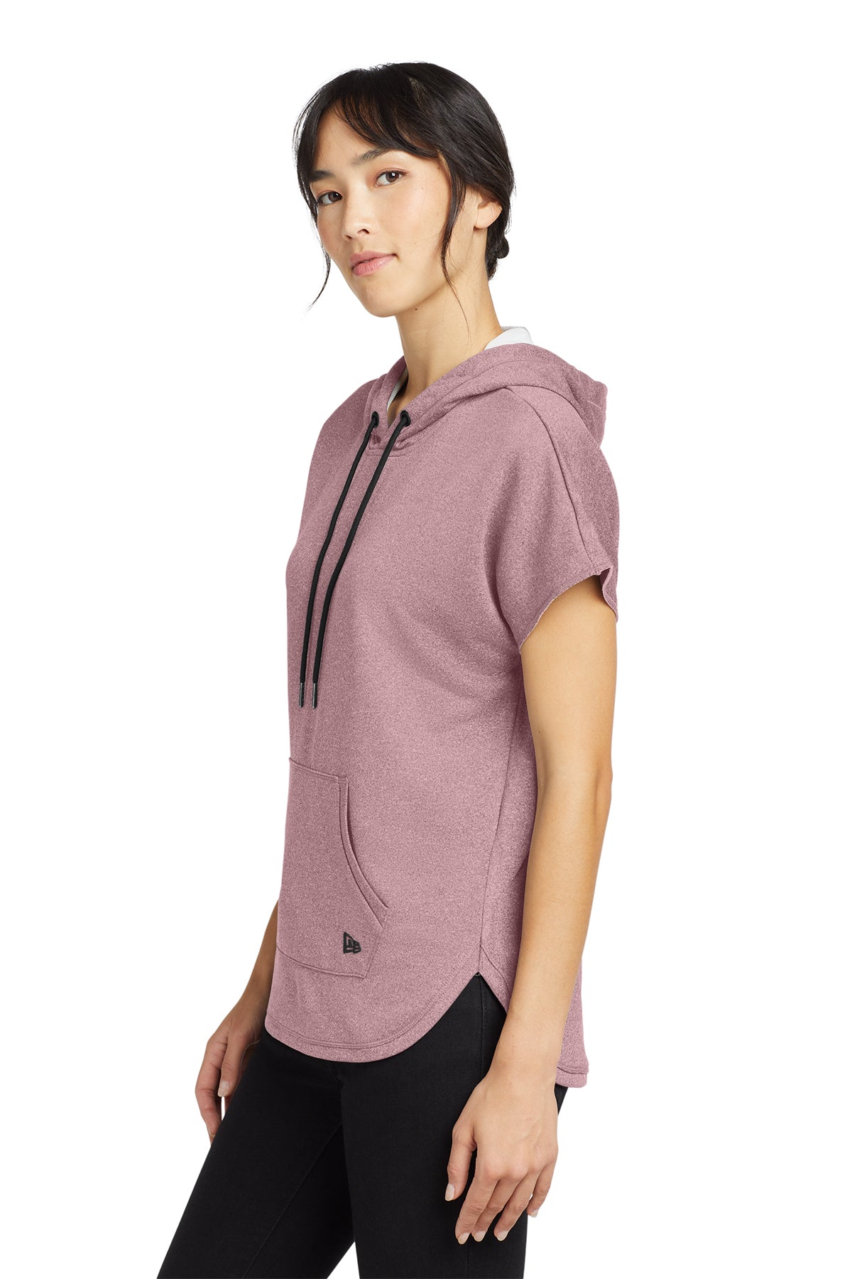 New Era® Women's Performance Terry Short Sleeve Hoodie