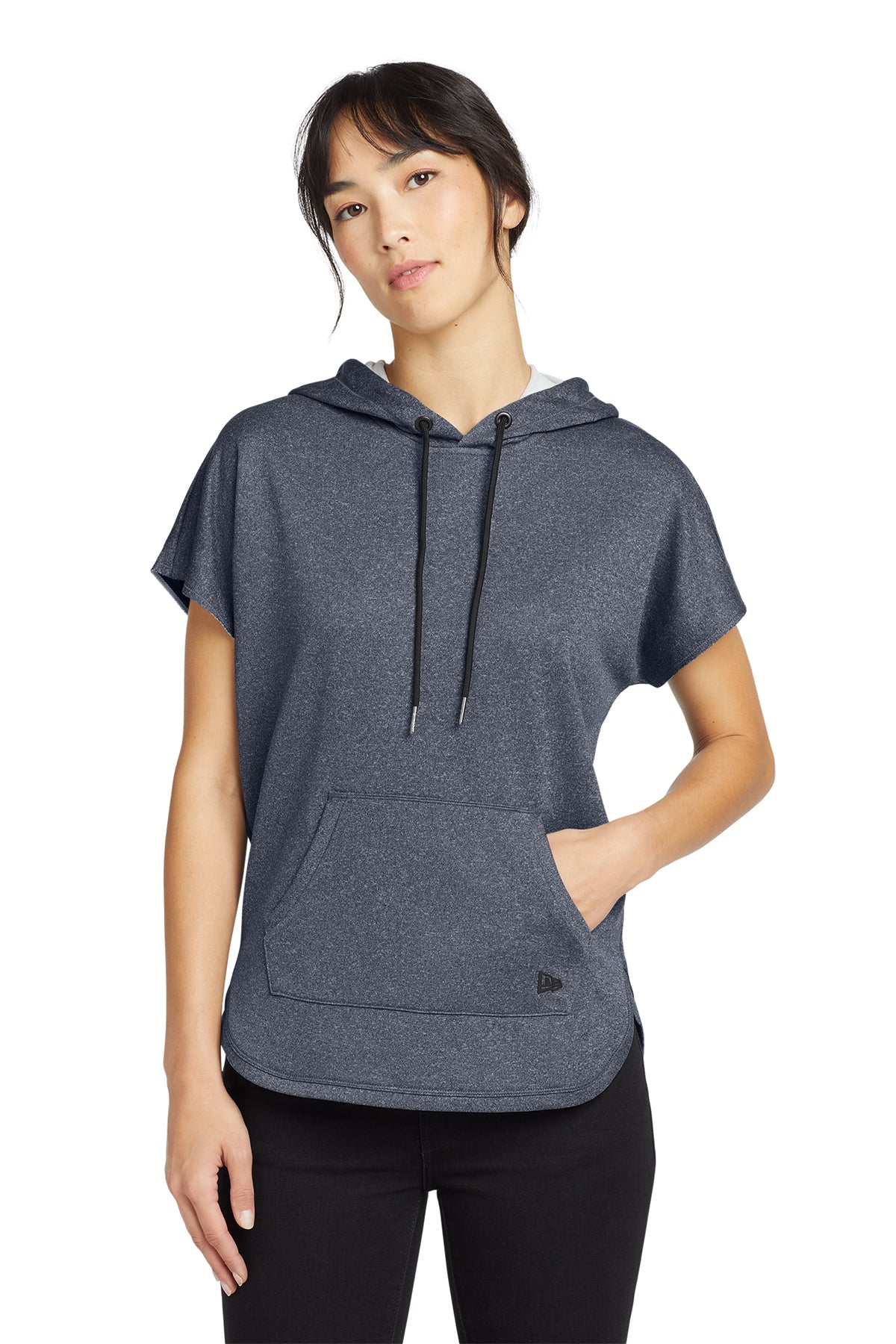 New Era® Women's Performance Terry Short Sleeve Hoodie
