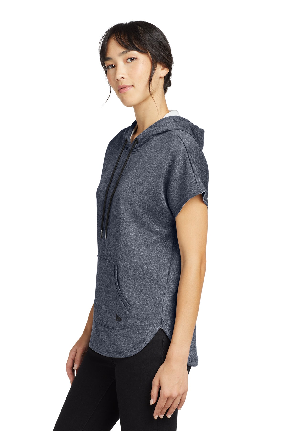 New Era® Women's Performance Terry Short Sleeve Hoodie
