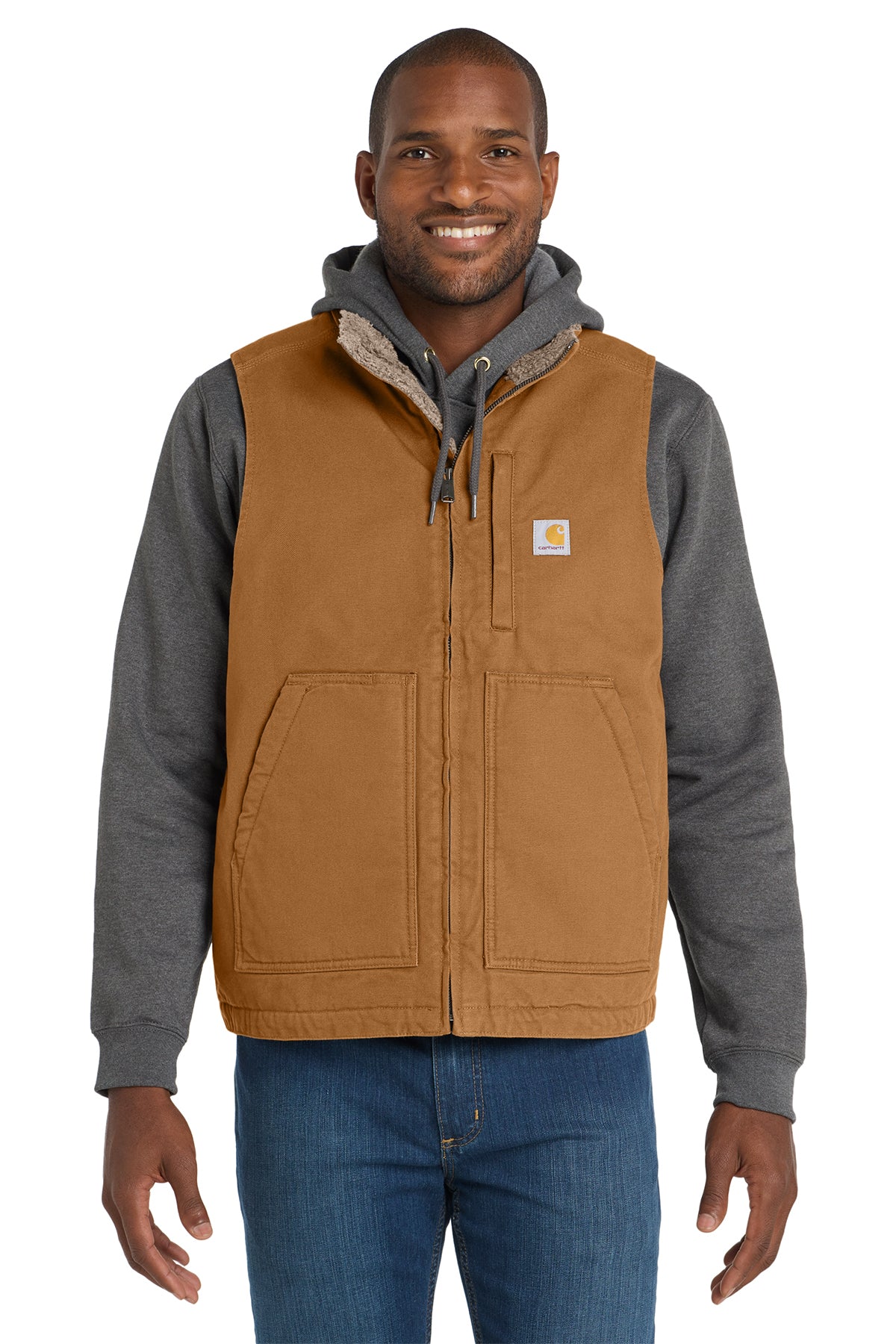 Carhartt® Sherpa-Lined Mock Neck Vest