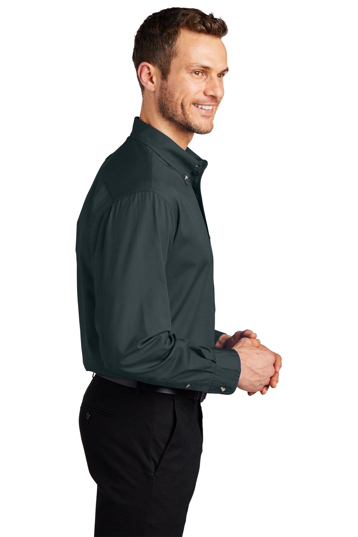 Port Authority® Tall Long Sleeve Twill Shirt