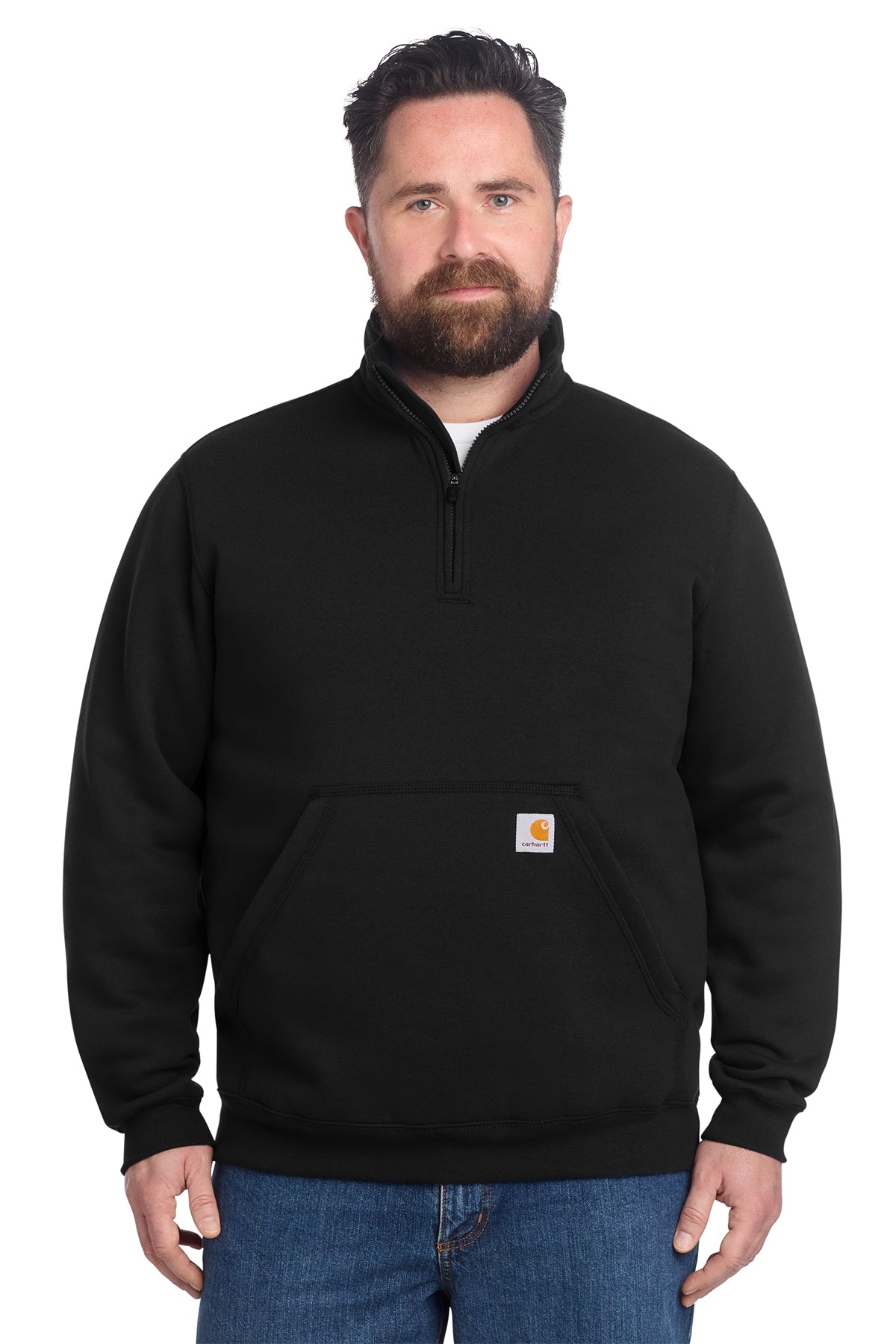 Carhartt® Midweight 1/4-Zip Mock Neck Sweatshirt