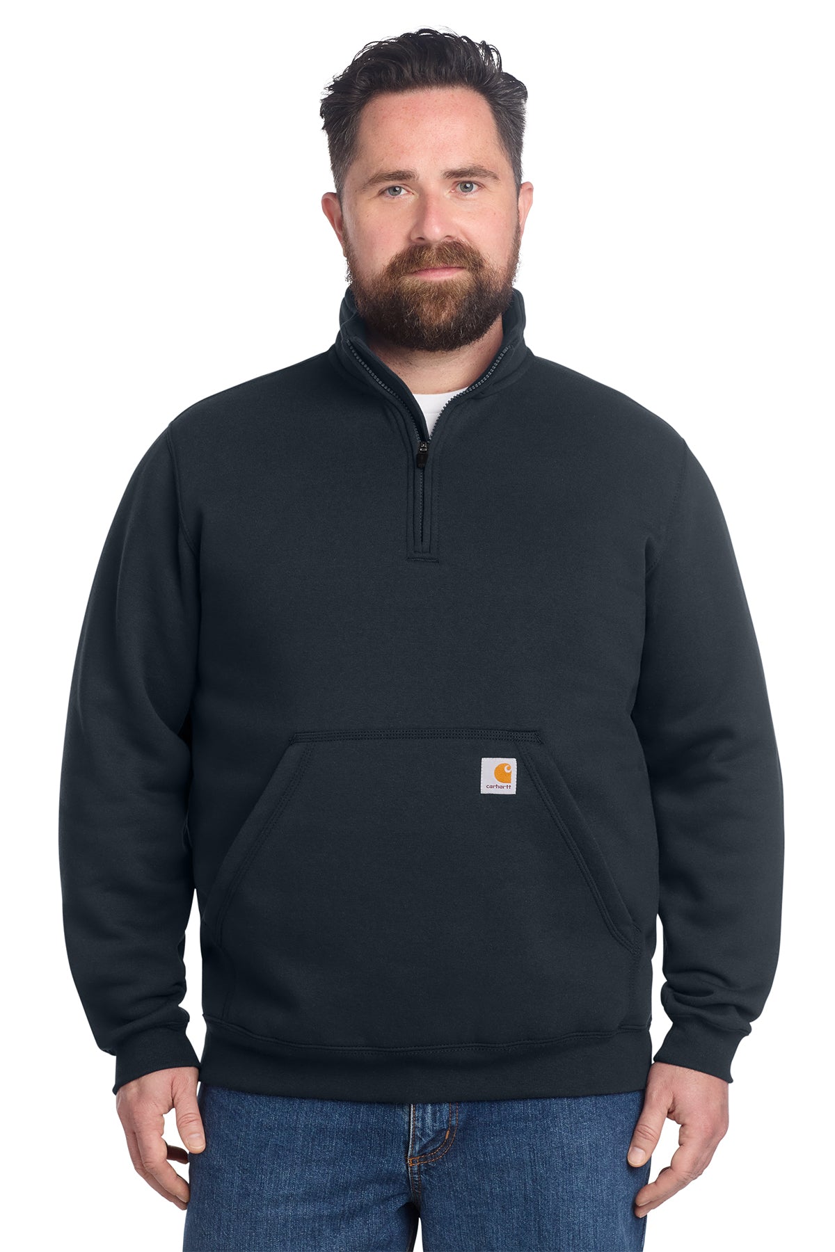 Carhartt® Midweight 1/4-Zip Mock Neck Sweatshirt