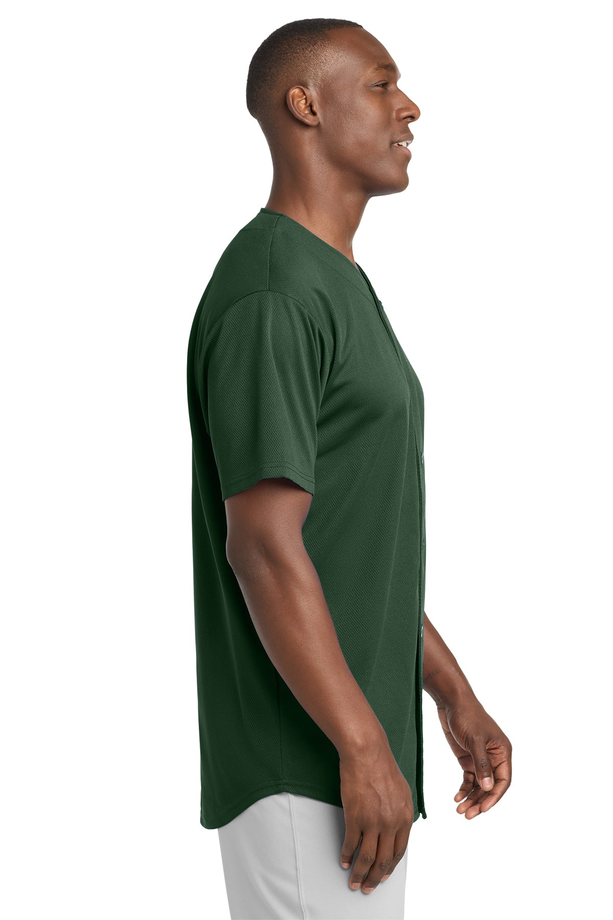 Sport-Tek® PosiCharge® Tough Mesh Full-Button Jersey