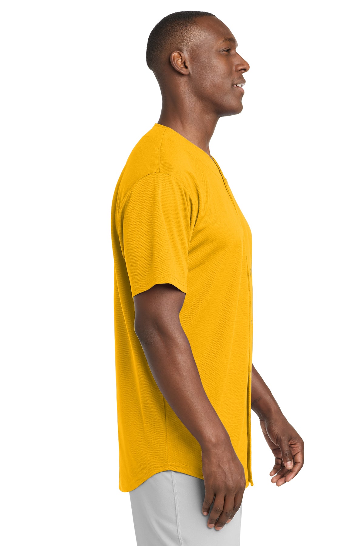 Sport-Tek® PosiCharge® Tough Mesh Full-Button Jersey