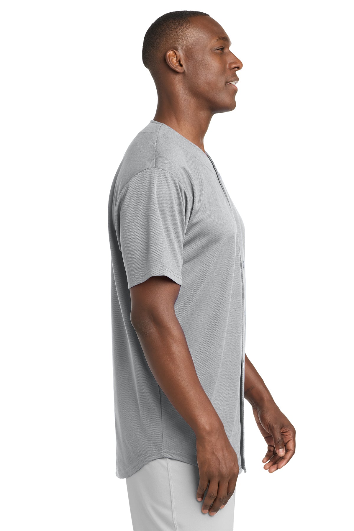 Sport-Tek® PosiCharge® Tough Mesh Full-Button Jersey