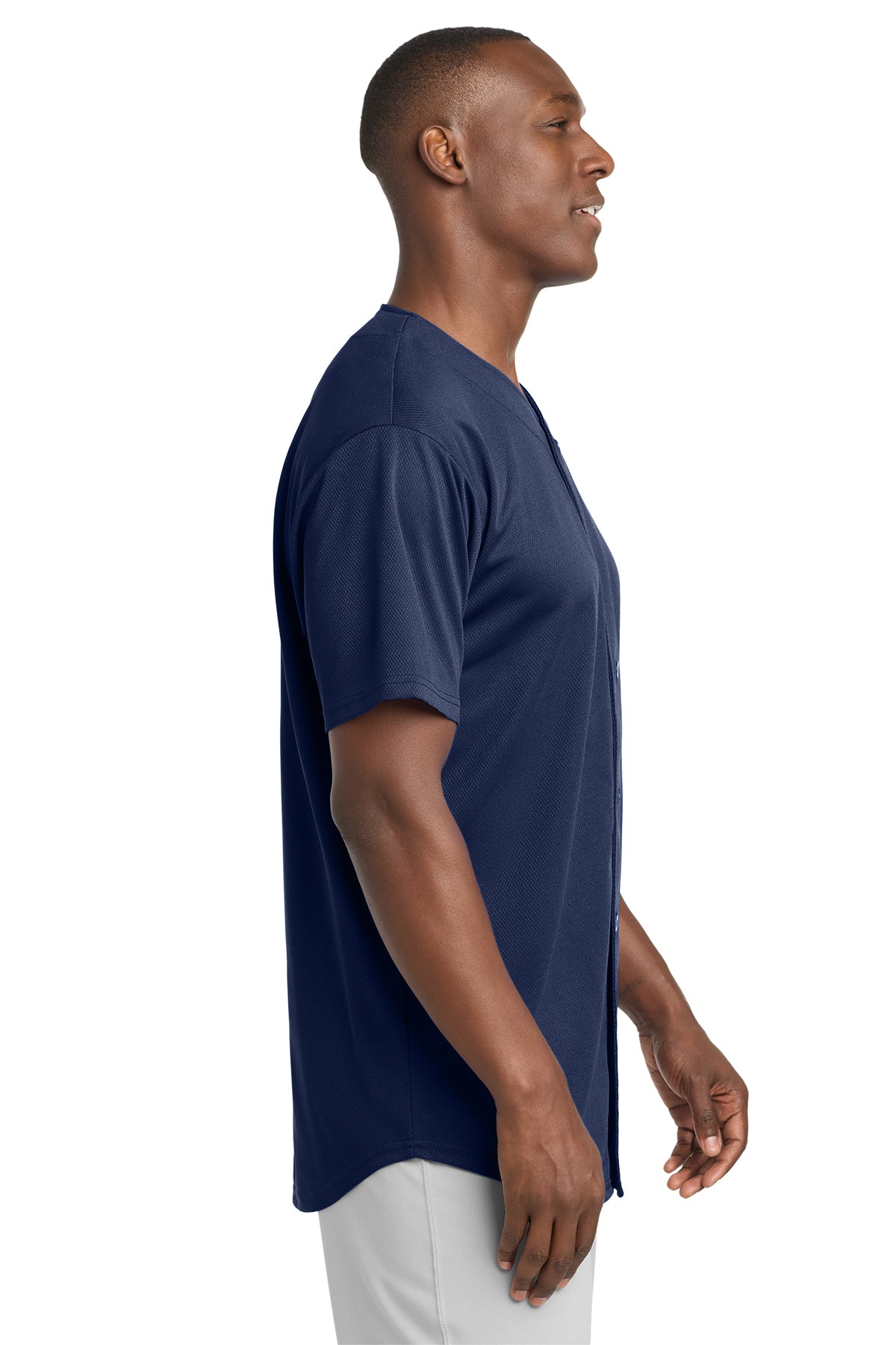 Sport-Tek® PosiCharge® Tough Mesh Full-Button Jersey
