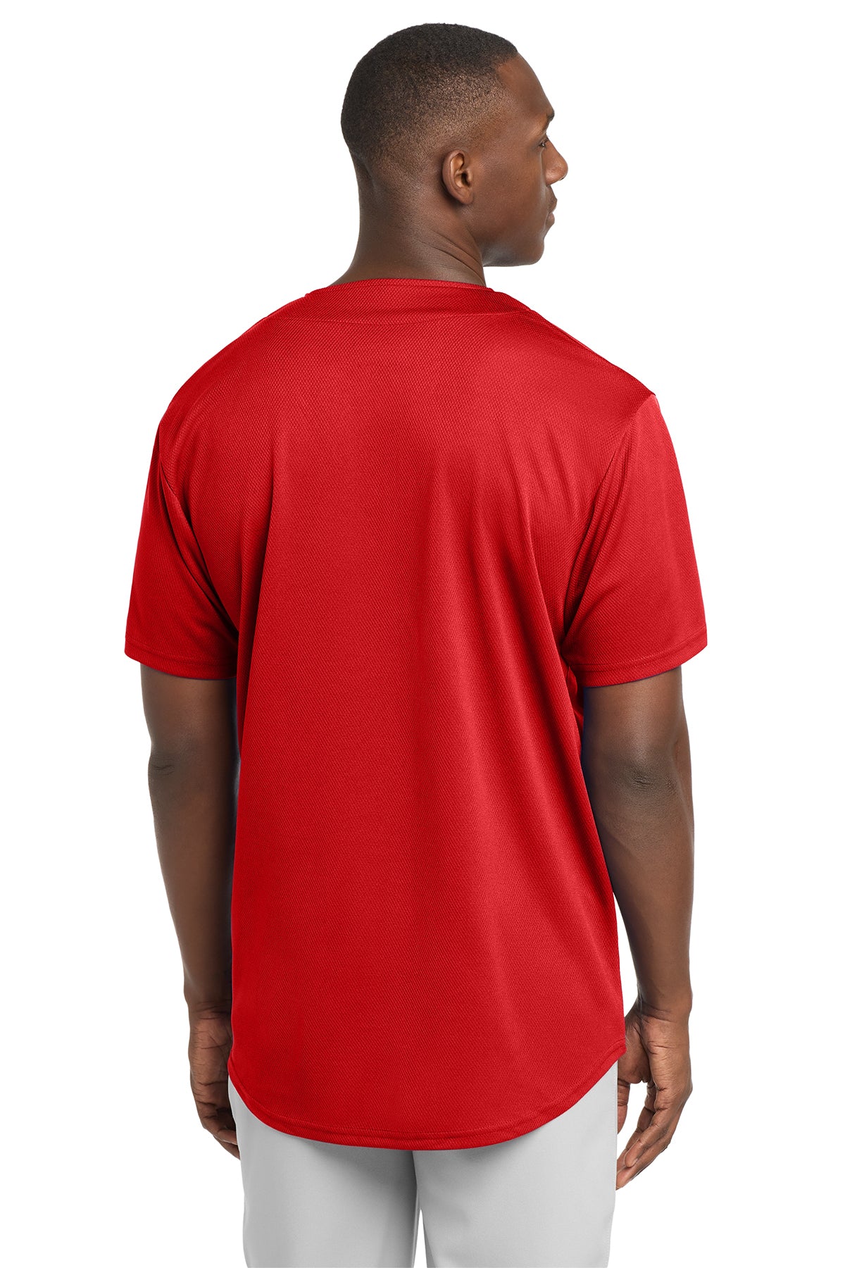 Sport-Tek® PosiCharge® Tough Mesh Full-Button Jersey