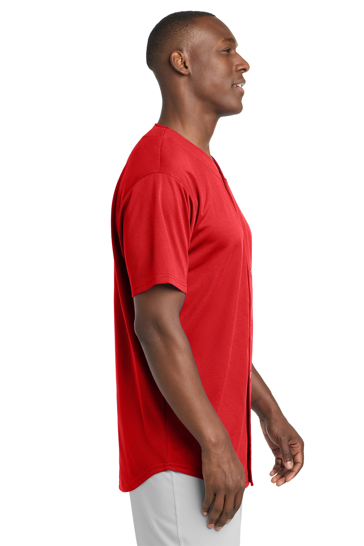 Sport-Tek® PosiCharge® Tough Mesh Full-Button Jersey