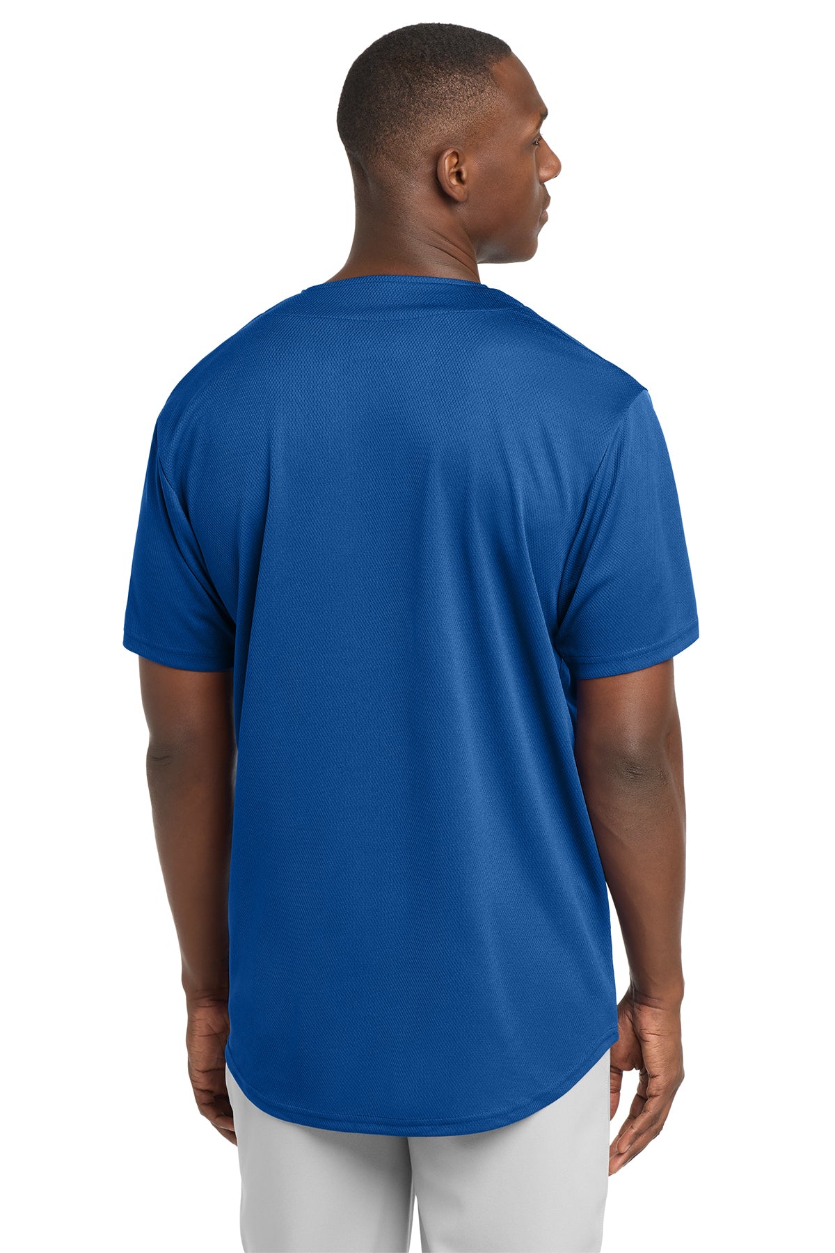 Sport-Tek® PosiCharge® Tough Mesh Full-Button Jersey