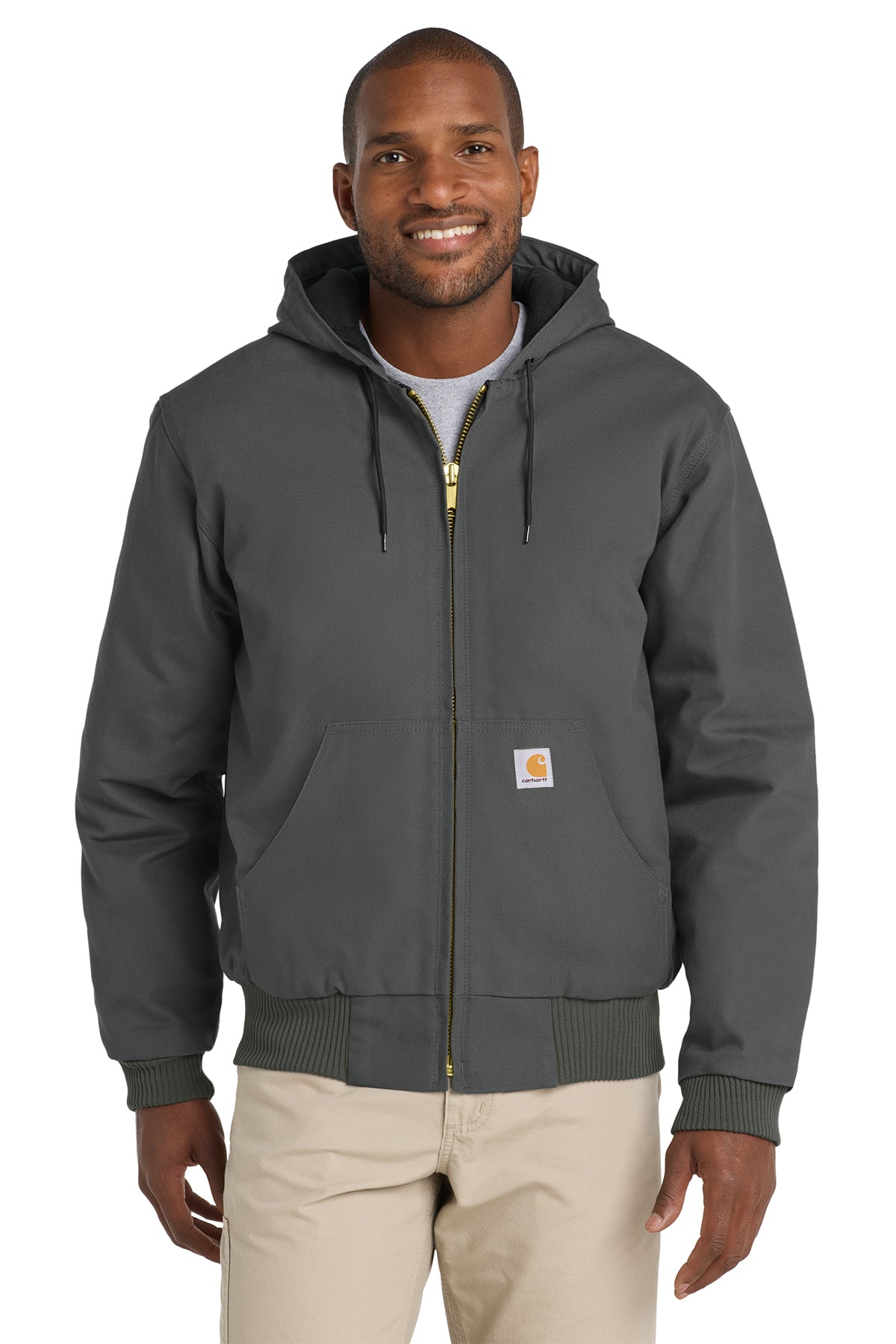 Carhartt® Quilted-Flannel-Lined Duck Active Jac
