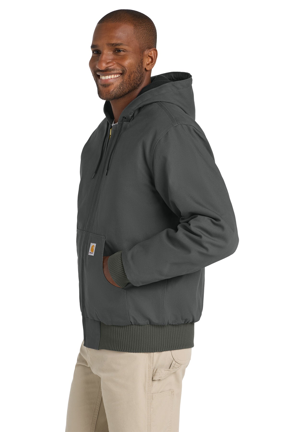 Carhartt® Quilted-Flannel-Lined Duck Active Jac