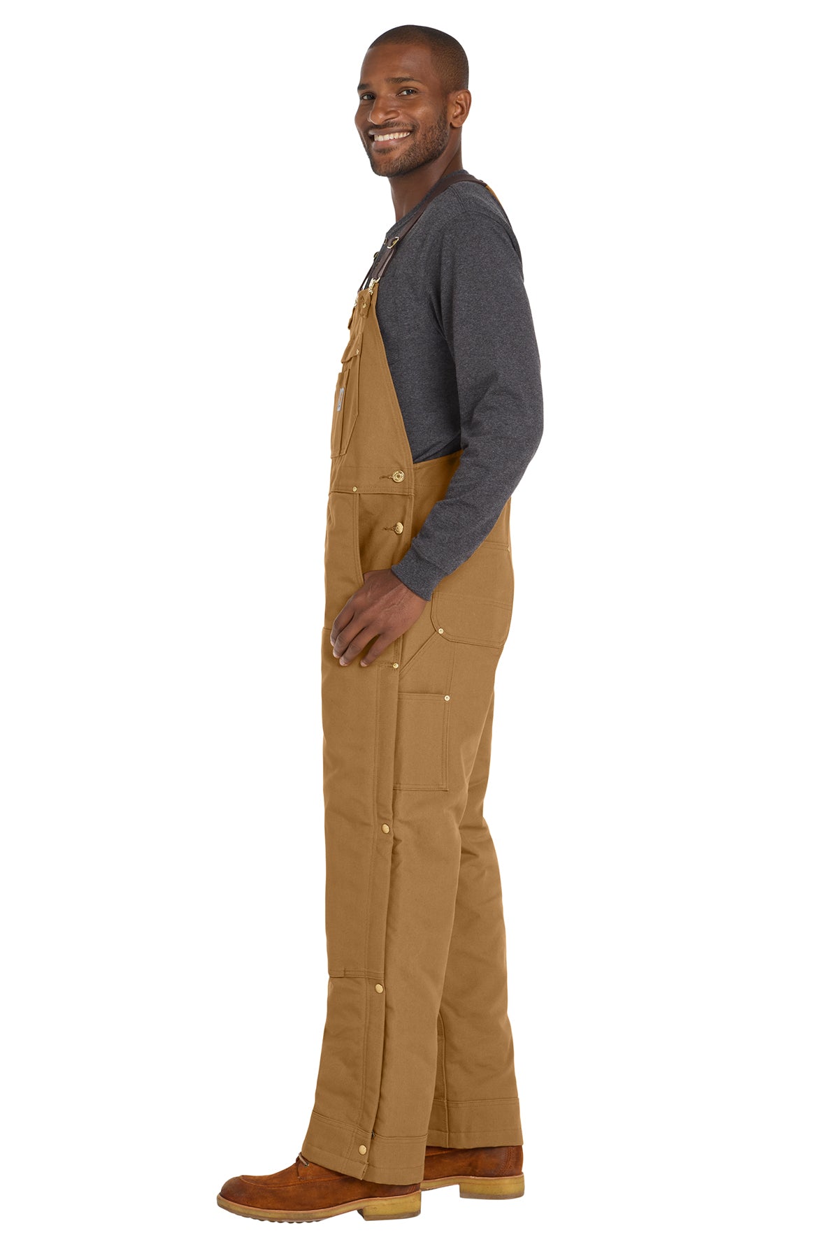 Carhartt® Firm Duck Insulated Bib Overalls