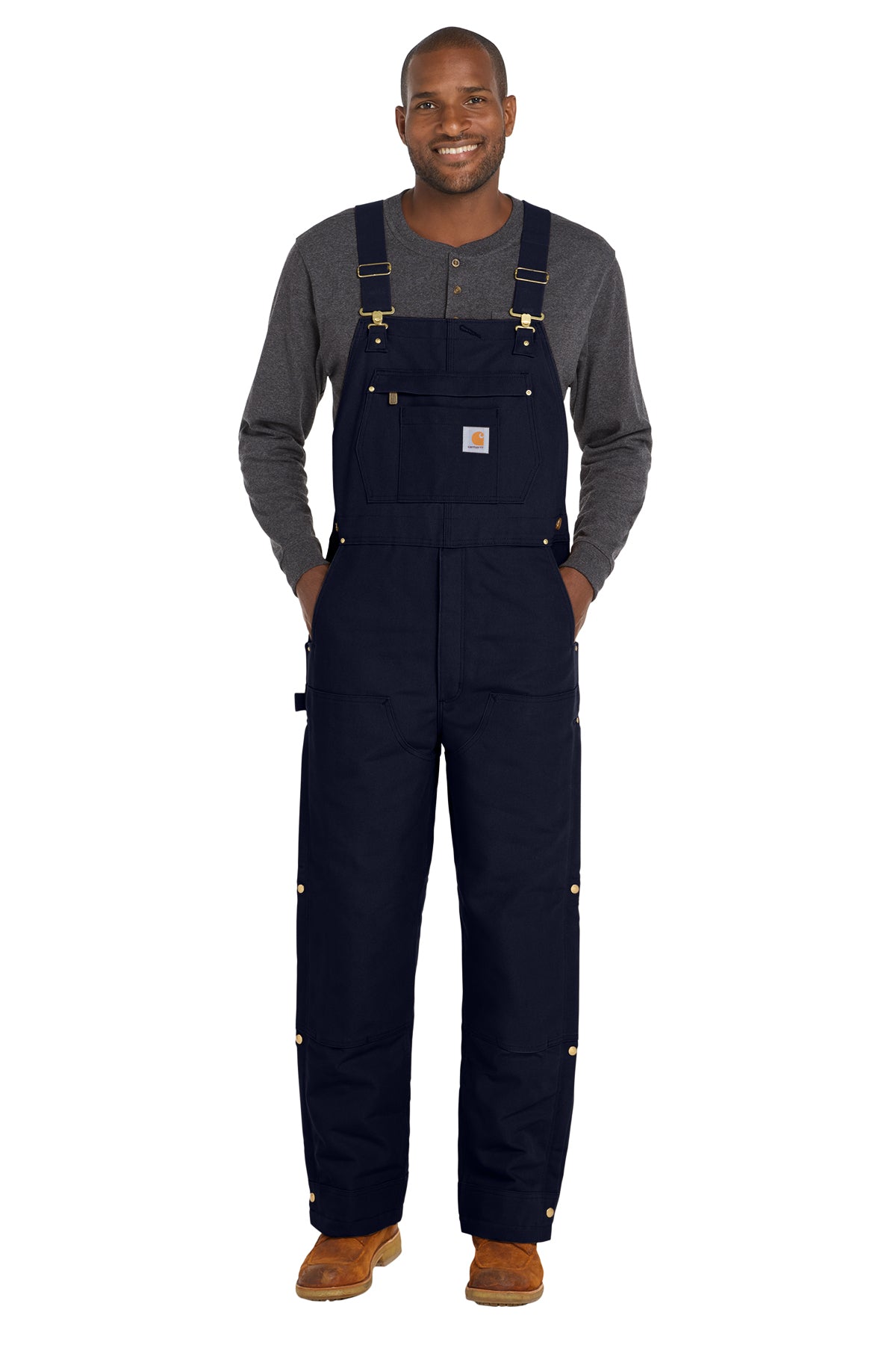 Carhartt® Firm Duck Insulated Bib Overalls