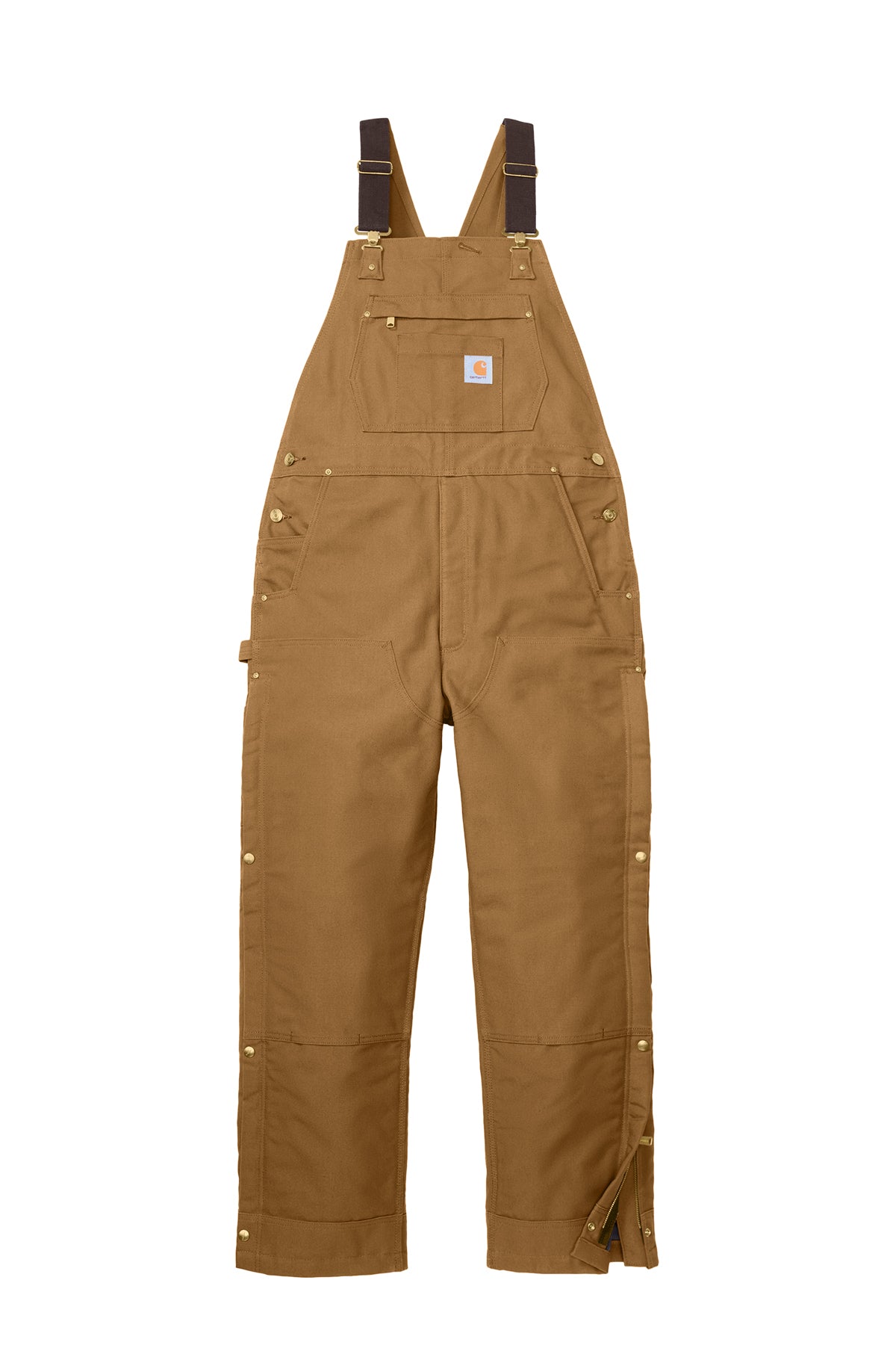 Carhartt® Tall Firm Duck Insulated Bib Overalls