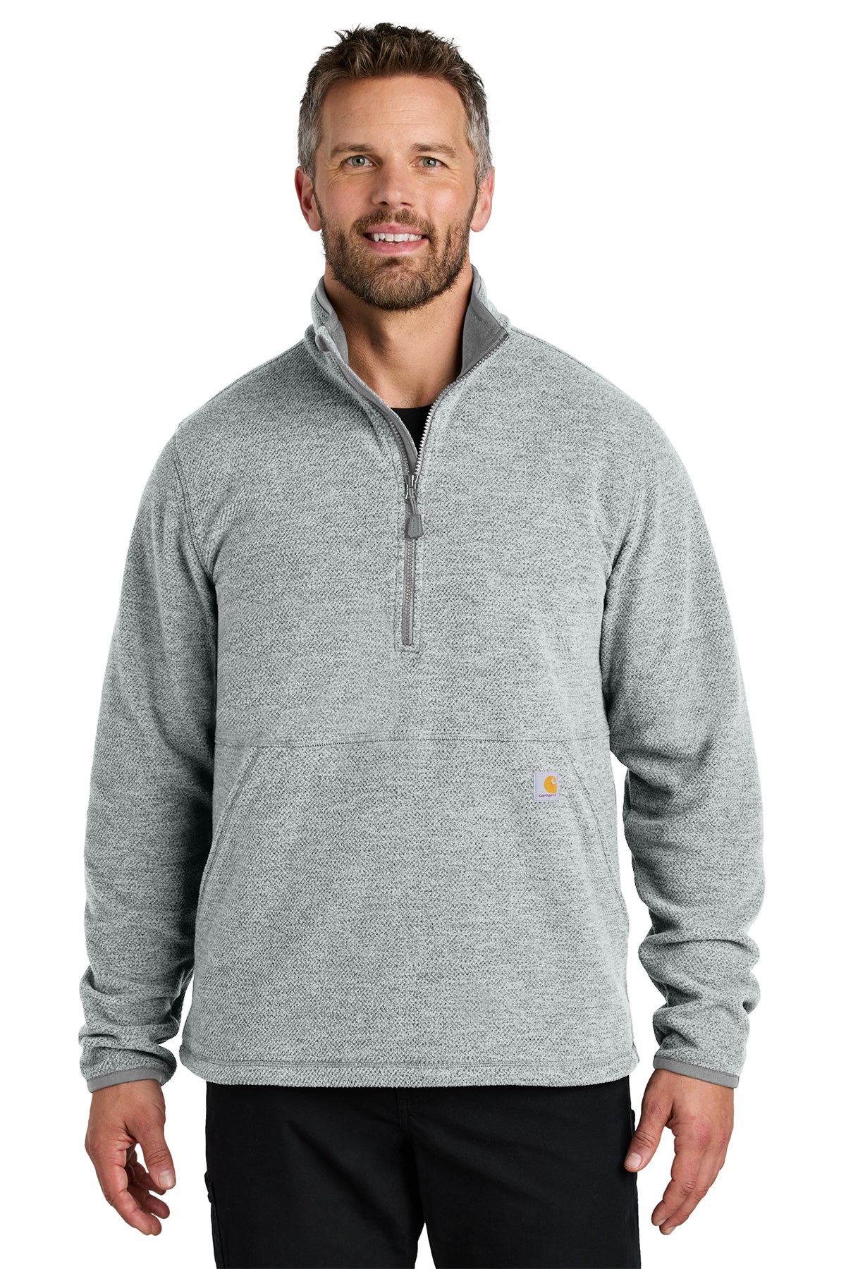 Carhartt® Textured 1/2-Zip Fleece Jacket
