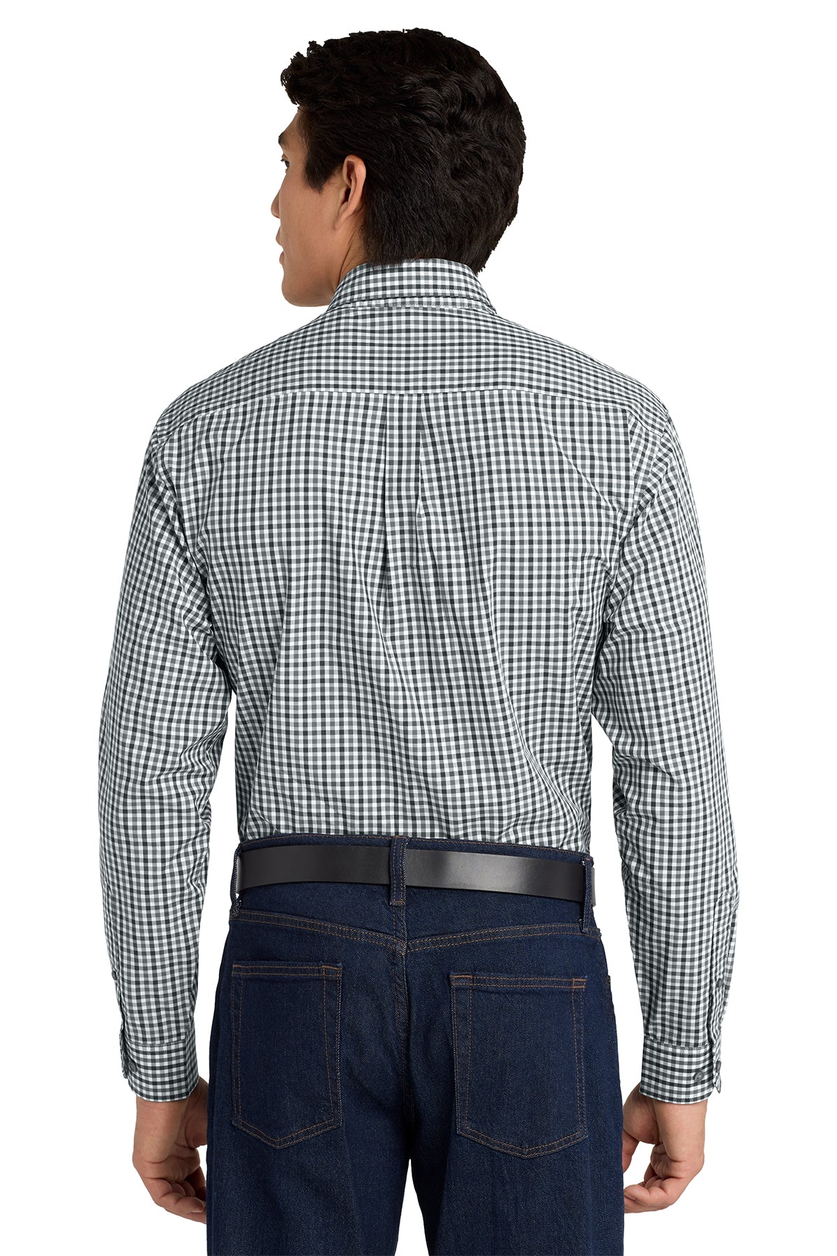 Port Authority® Long Sleeve Gingham Easy Care Shirt
