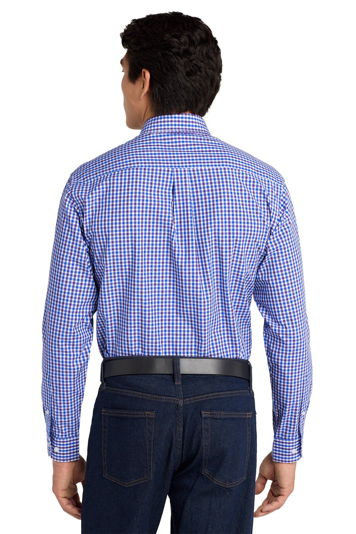 Port Authority® Long Sleeve Gingham Easy Care Shirt