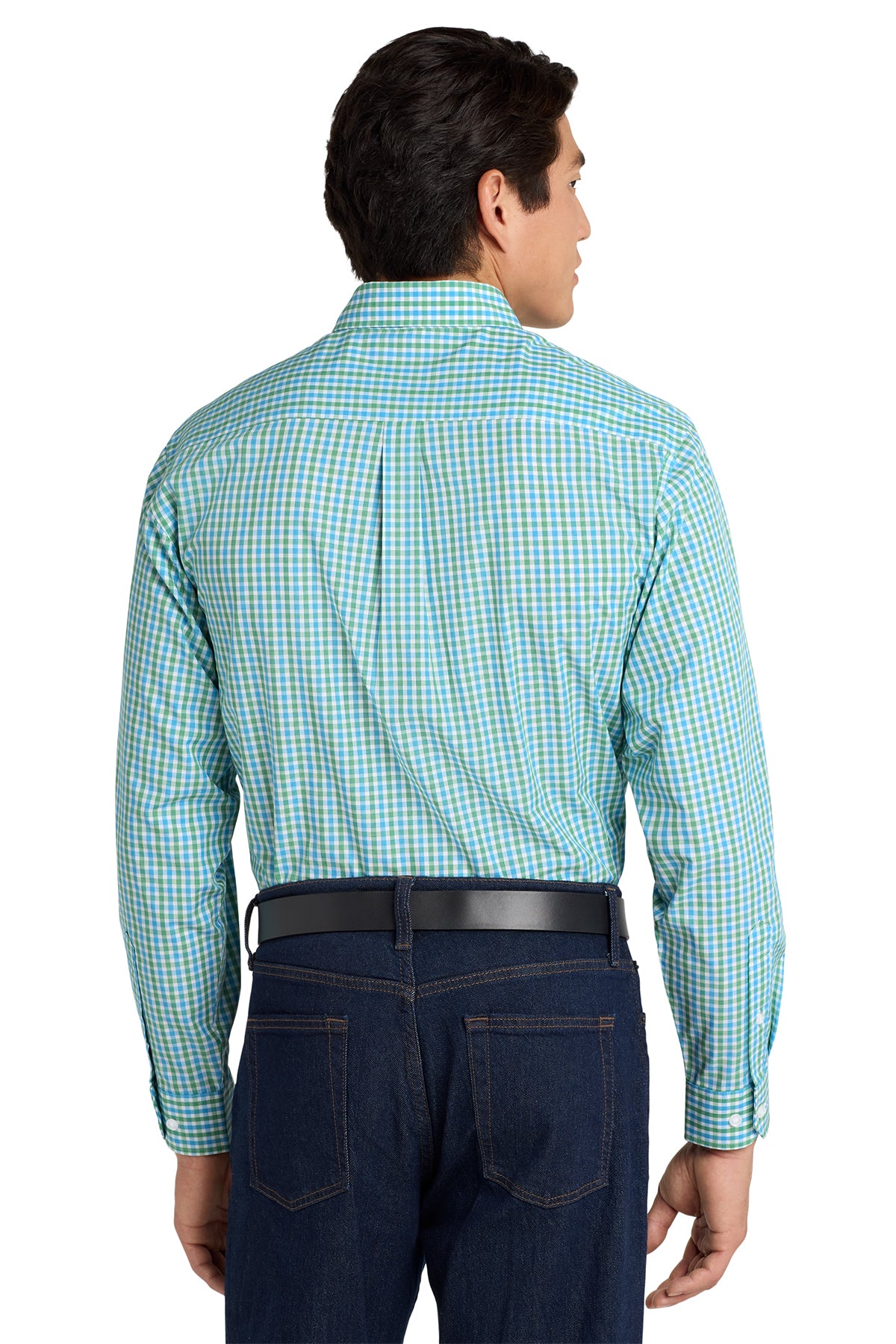 Port Authority® Long Sleeve Gingham Easy Care Shirt
